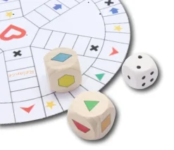 Tout Pour le Jeu Dé à jouer formes géométriques couleurs - 20 mm