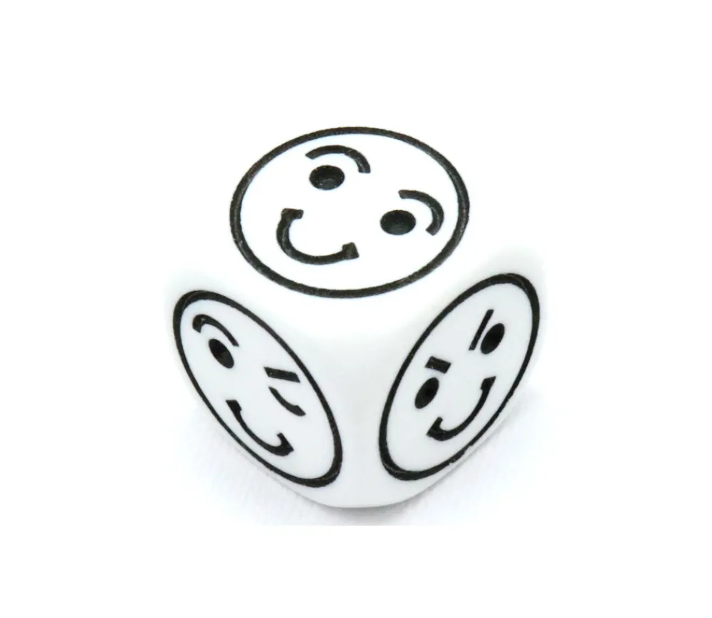 Tout Pour le Jeu Dé à jouer émotions visage 22 mm