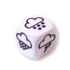 Tout Pour le Jeu Dé à jouer météo 18 mm avec nuages et soleil