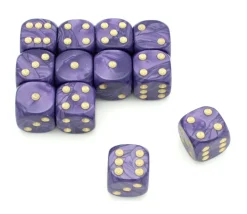 Tout Pour le Jeu Dé à jouer nacré violet 16 mm