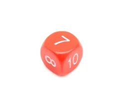Tout Pour le Jeu Dé à jouer ROUGE 16 mm chiffres 7 à 12