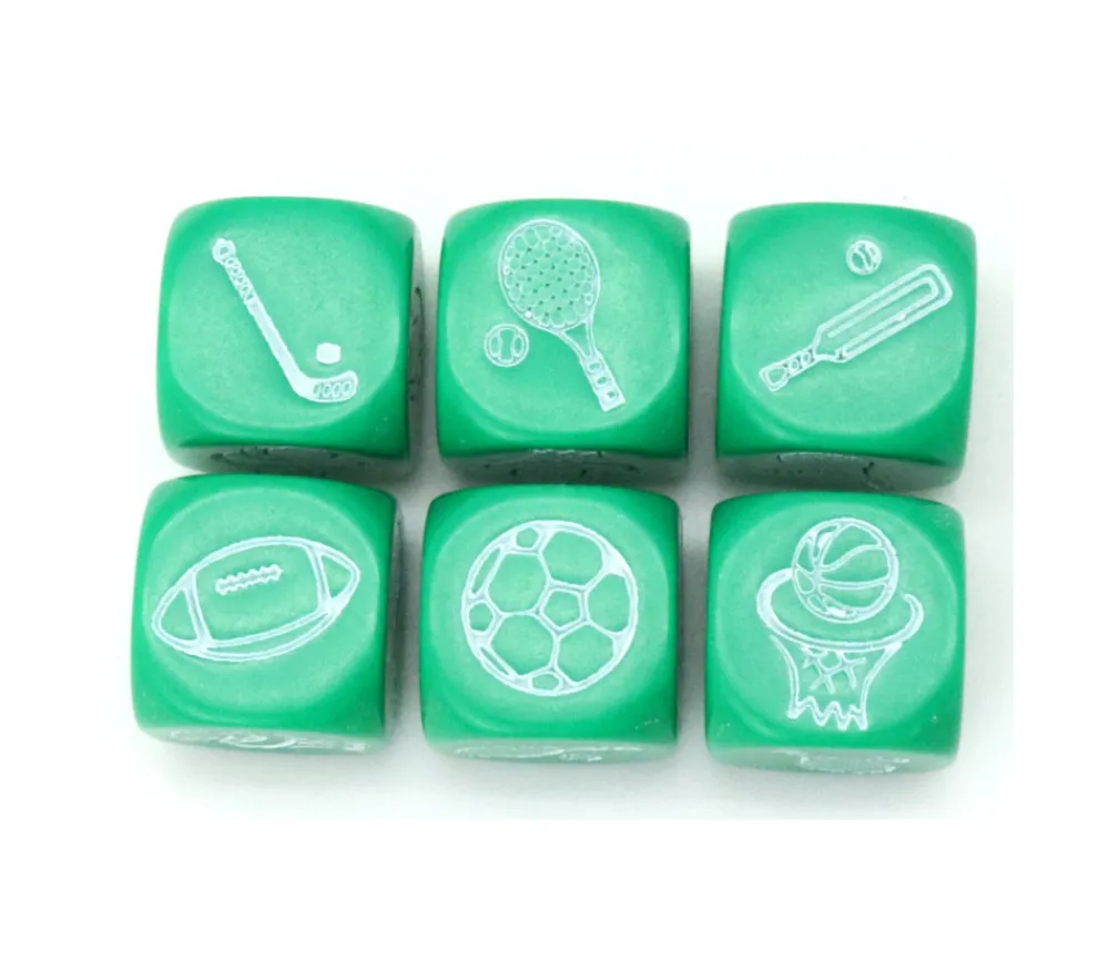 Tout Pour le Jeu Dé à jouer sport : football, tennis, basketball, rugby, hockey, cricket
