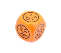 Tout Pour le Jeu Dé à jouer visage content pas content 16 mm en bois