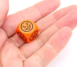 Tout Pour le Jeu Dé à jouer visage content pas content 16 mm en bois