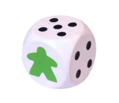 Tout Pour le Jeu Dé 12345 Meeple en bois 16 mm