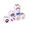 Tout Pour le Jeu Dé 16 mm en bois blanc : 1 face personnalisée avec votre image