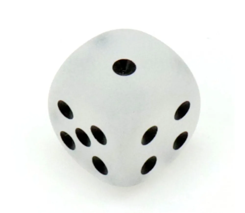 Tout Pour le Jeu Dé 16 mm givré blanc
