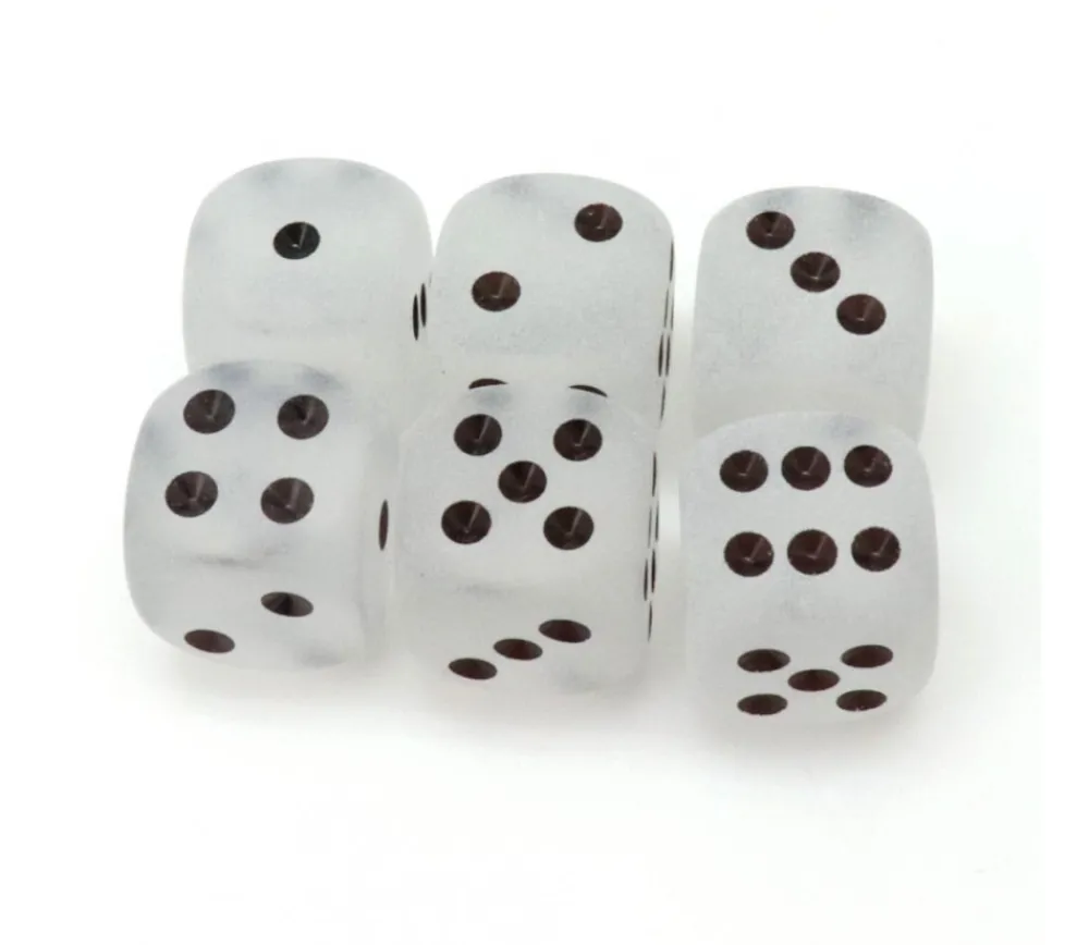 Tout Pour le Jeu Dé 16 mm givré blanc