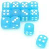 Tout Pour le Jeu Dé 16 mm givré bleu caraïbe