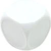 Tout Pour le Jeu Dé 22 mm plastique blanc neutre - faces creux rond