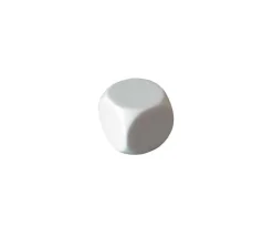 Tout Pour le Jeu Dé 18 mm plastique neutre à personnaliser blanc
