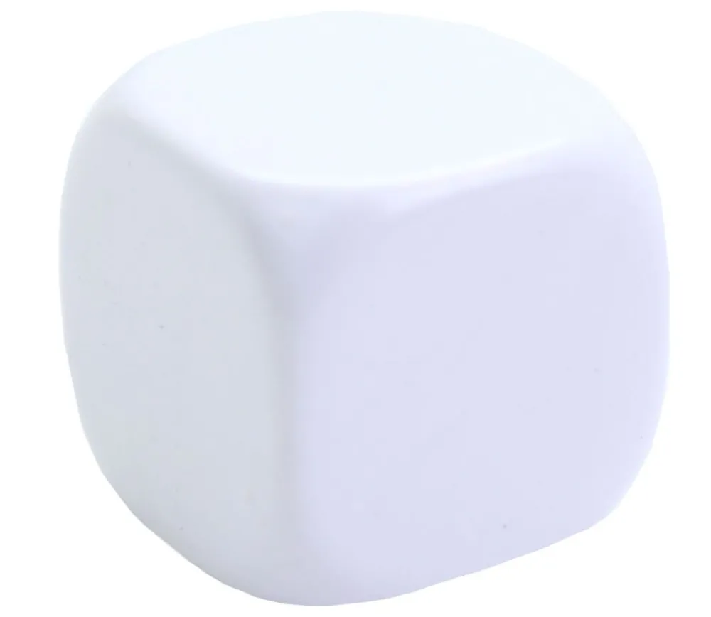Tout Pour le Jeu Dé 22 mm plastique neutre à personnaliser blanc