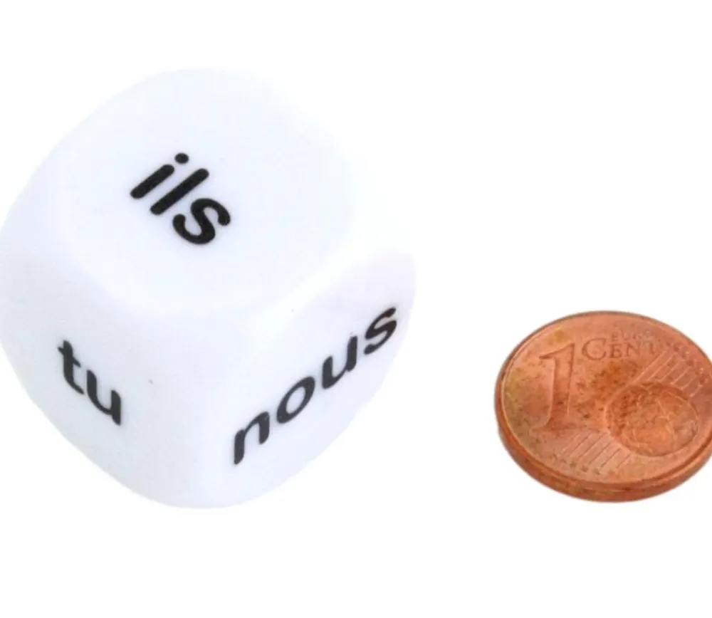 Tout Pour le Jeu Dé 22 mm pronom personnel je tu elle nous vous ils