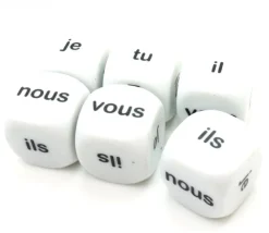 Tout Pour le Jeu Dé 22 mm pronom personnel je tu il nous vous ils