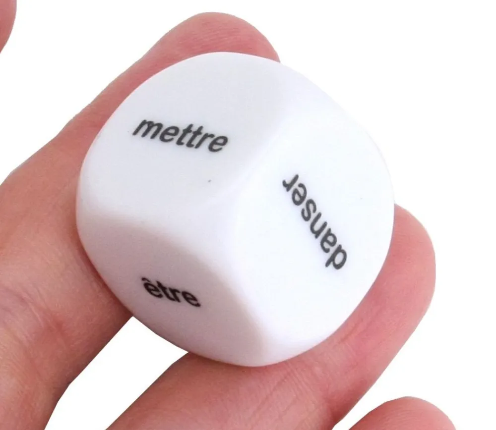 Tout Pour le Jeu Dé 22 mm verbe avoir être danser finir prendre mettre