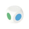 Tout Pour le Jeu Dé 4 points couleurs 18 mm RVBJ et 2 blancs