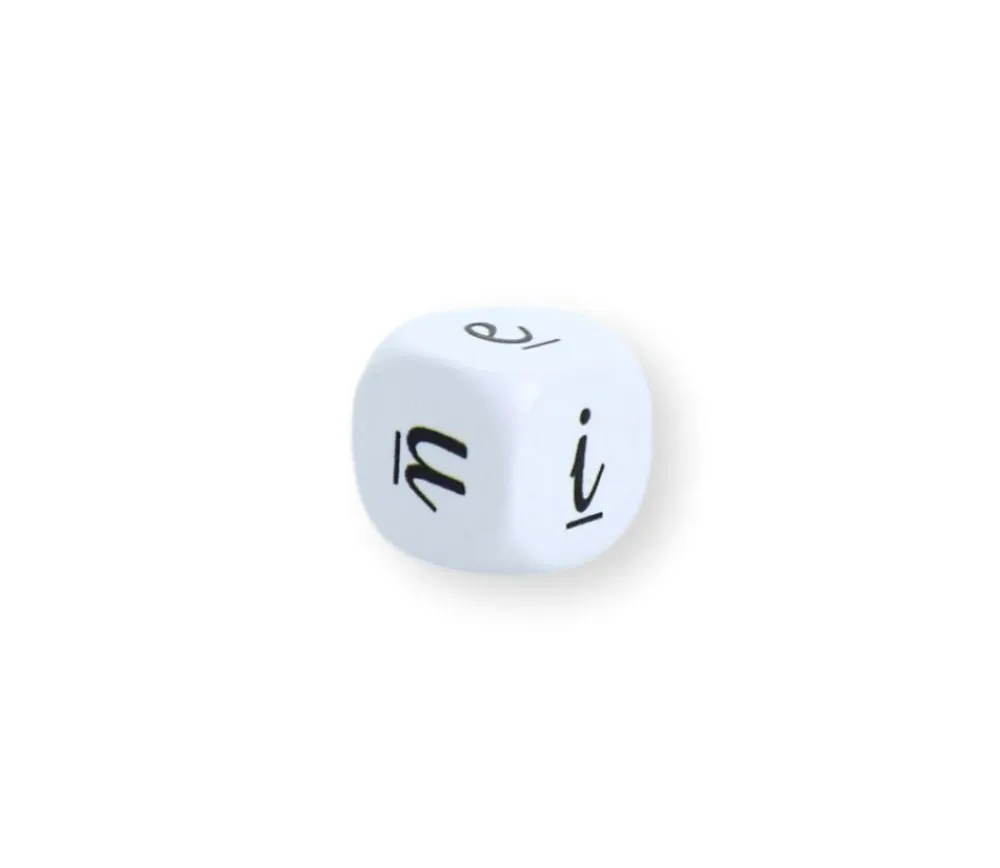 Tout Pour le Jeu Dé 6 voyelles aeiouy lettres 16 mm