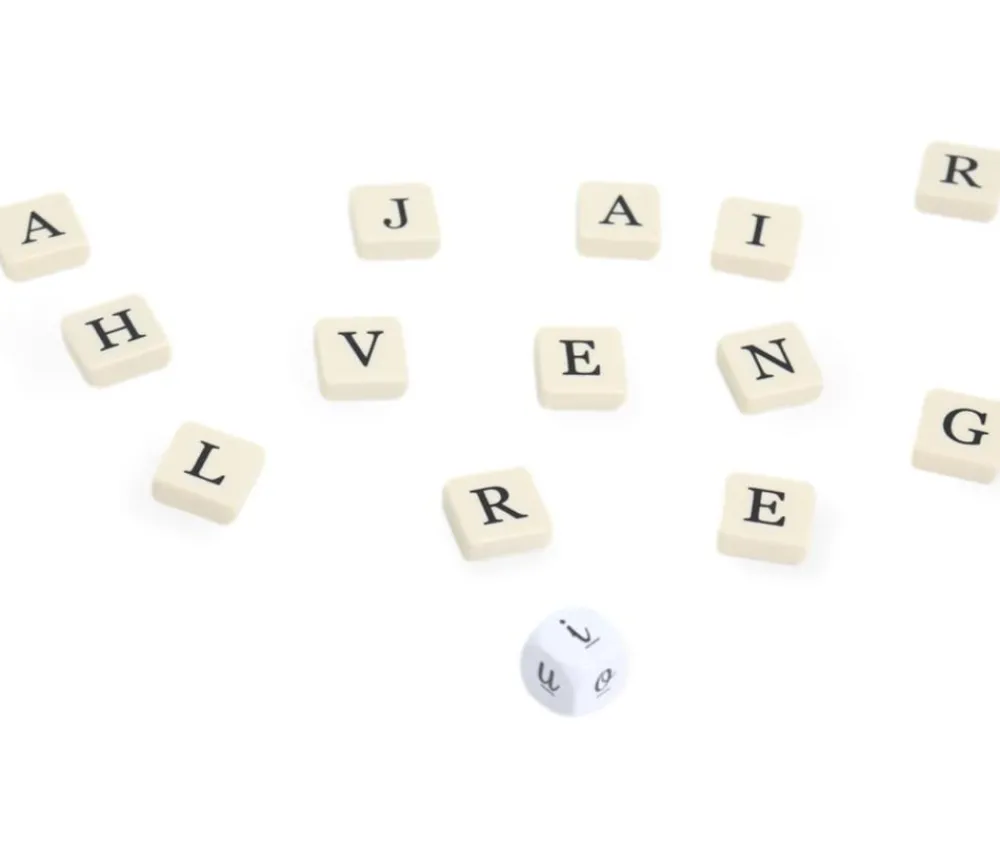 Tout Pour le Jeu Dé 6 voyelles aeiouy lettres 16 mm