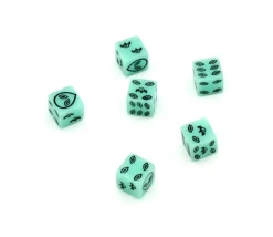 Tout Pour le Jeu Dé alien phosphorescent 16 mm