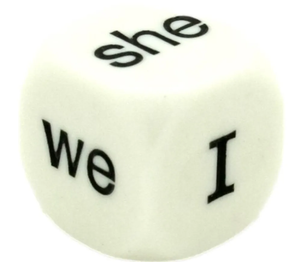 Tout Pour le Jeu Dé anglais pronom personnel she he I we it you