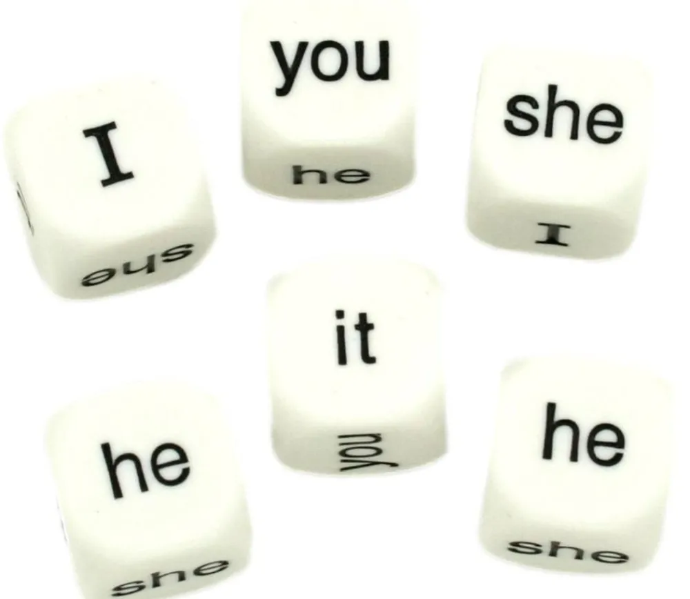 Tout Pour le Jeu Dé anglais pronom personnel she he I we it you