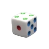 Tout Pour le Jeu Dé arc-en-ciel points de 1 à 6 multicolores en 16 mm