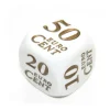 Tout Pour le Jeu Dé avec centimes euros de 1 à 50 cent