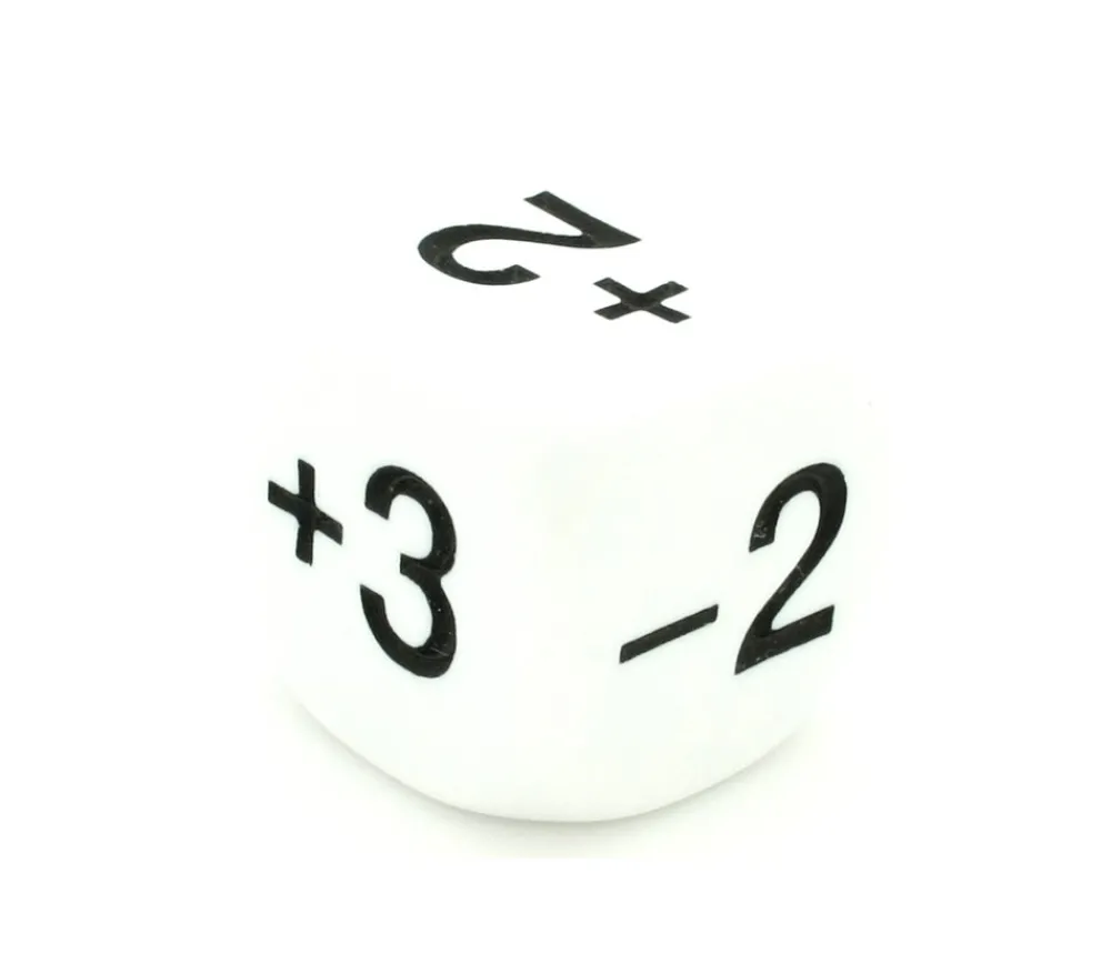 Tout Pour le Jeu Dé avec points -1+2-2+4+3+5 de 22 mm
