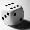 Tout Pour le Jeu Dé blanc 14 mm de 1 à 6 pour jeu de société