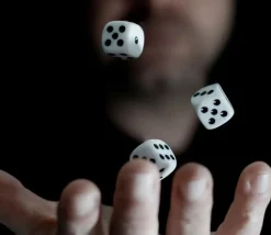 Tout Pour le Jeu Dé blanc 14 mm de 1 à 6 pour jeu de société