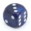 Tout Pour le Jeu Dé bleu interférence 12 mm points blancs