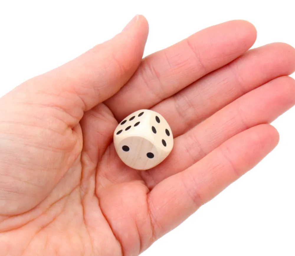 Tout Pour le Jeu Dé bois 18 mm de 1 à 6 pour jeu de société