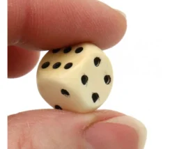 Tout Pour le Jeu Dé bois 18 mm en buis de 1 à 6 pour jeu de société - France