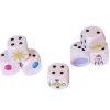 Tout Pour le Jeu Dé bois blanc 2 cm : 1 face personnalisée avec votre image