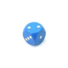 Tout Pour le Jeu Dé bois bleu 16 mm points dorés de 1 à 6 pour jeu de société