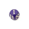 Tout Pour le Jeu Dé bois violet 16 mm points dorés de 1 à 6 pour jeu de société