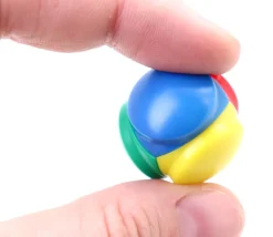 Tout Pour le Jeu Dé boule 4 faces 4 couleurs : rouge vert jaune et bleu