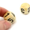 Tout Pour le Jeu Dé chiffres 12345 Neutre en bois 16 mm buis