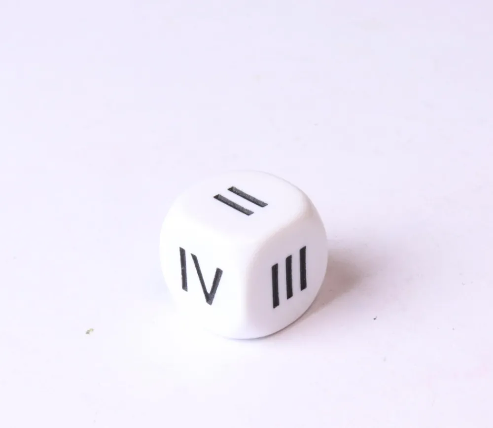 Tout Pour le Jeu Dé chiffres romains I,II,III,IV,IV,V