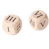 Tout Pour le Jeu Dé chiffres romains I,II,III,IV,V,VI 16 mm en bois naturel