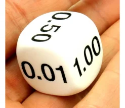 Tout Pour le Jeu Dé décimal 0.01, 0.05, 0.25, 0.10, 0.50, 1