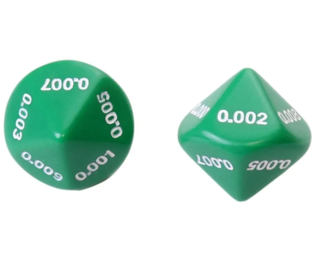 Tout Pour le Jeu Dé décimal millième 0.001 0.002 0.003 0.004 0.005 0.006 0.007 0.008 0.009