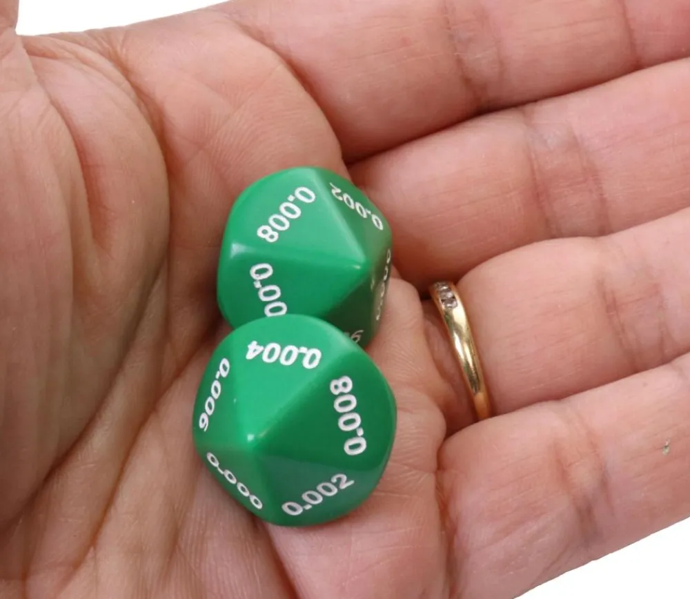 Tout Pour le Jeu Dé décimal millième 0.001 0.002 0.003 0.004 0.005 0.006 0.007 0.008 0.009