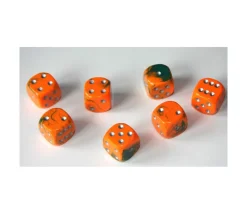 Tout Pour le Jeu Dé design orange effet artistique 15 mm