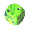 Tout Pour le Jeu Dé design vert peps effet artistique 15 mm
