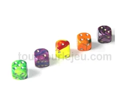 Tout Pour le Jeu Dé design vert peps effet artistique 15 mm
