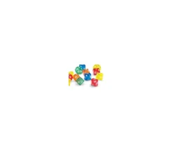 Tout Pour le Jeu Dé double 10 faces avec 1 mini dé 10 faces à l'intérieur (couleur mise au hasard)