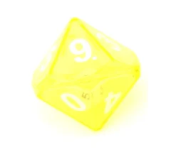 Tout Pour le Jeu Dé double 10 faces avec 1 mini dé 10 faces à l'intérieur (couleur mise au hasard)