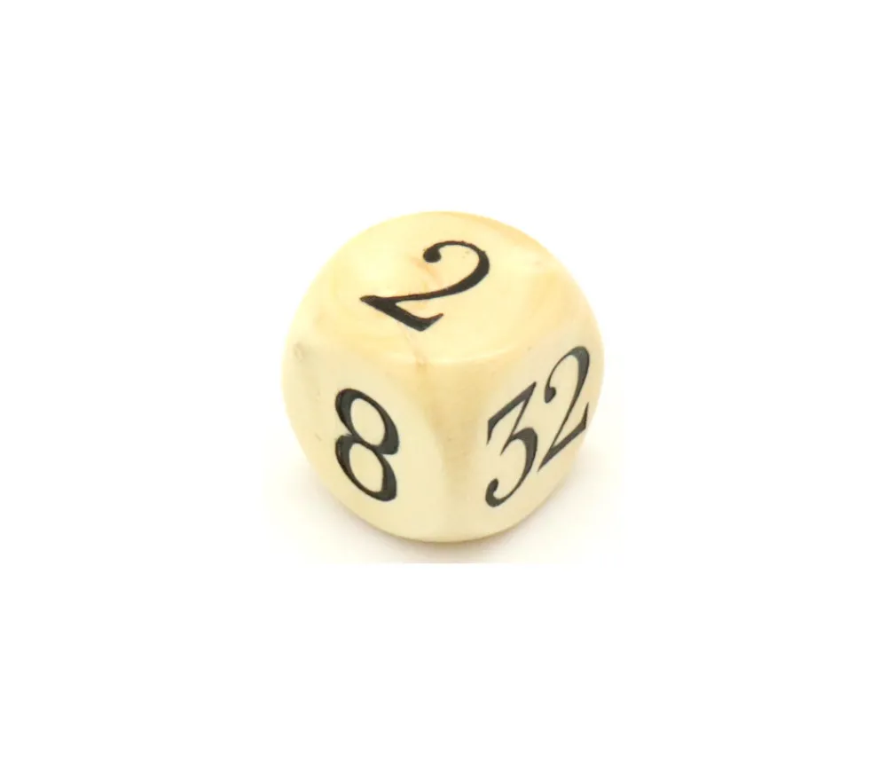 Tout Pour le Jeu Dé doubleur 2 4 8 16 32 64 videaux bois 18 mm backgammon