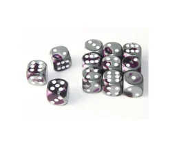 Tout Pour le Jeu Dé effet argentés violet 16 mm gemini